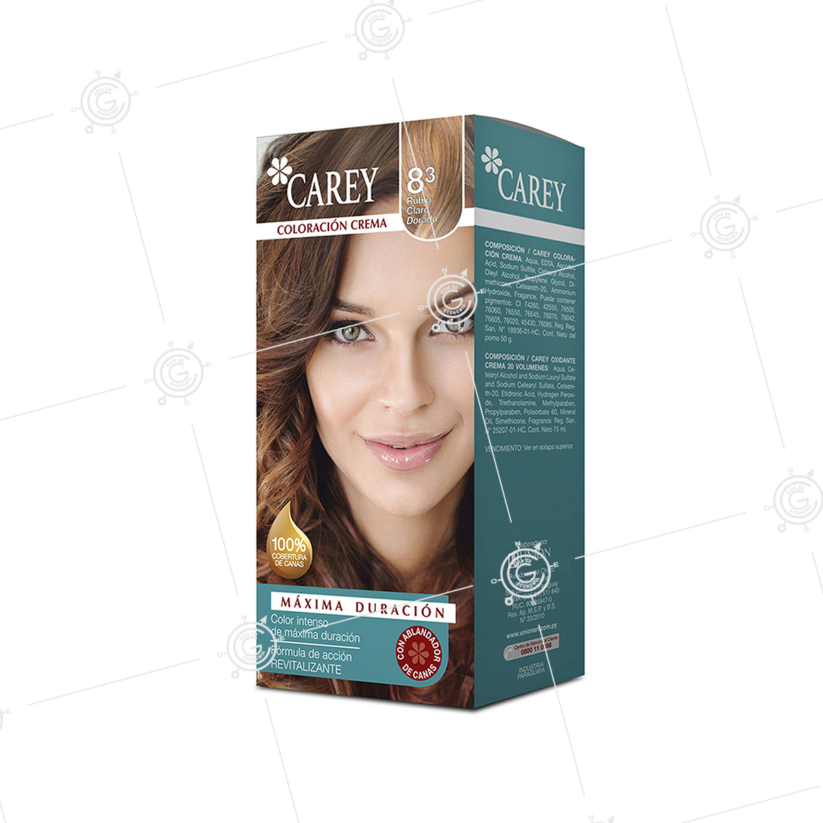 TINTE KIT CAREY RUB.CL.DOR. 8.3