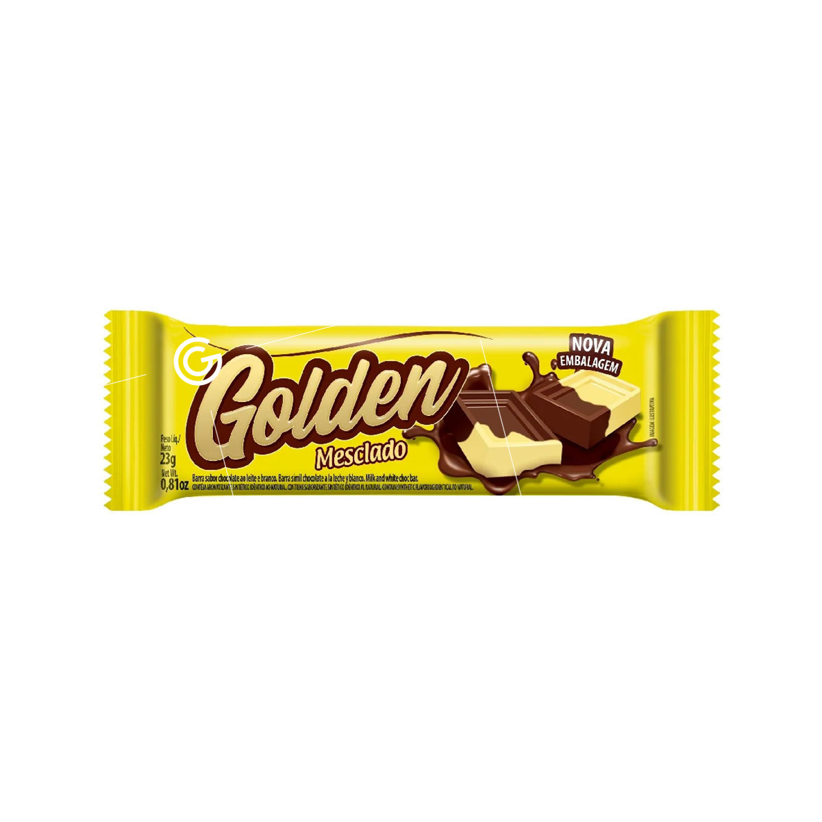 BARRA DE CHOCOLATE GOLDEN MESCLADO X 23GR (20)