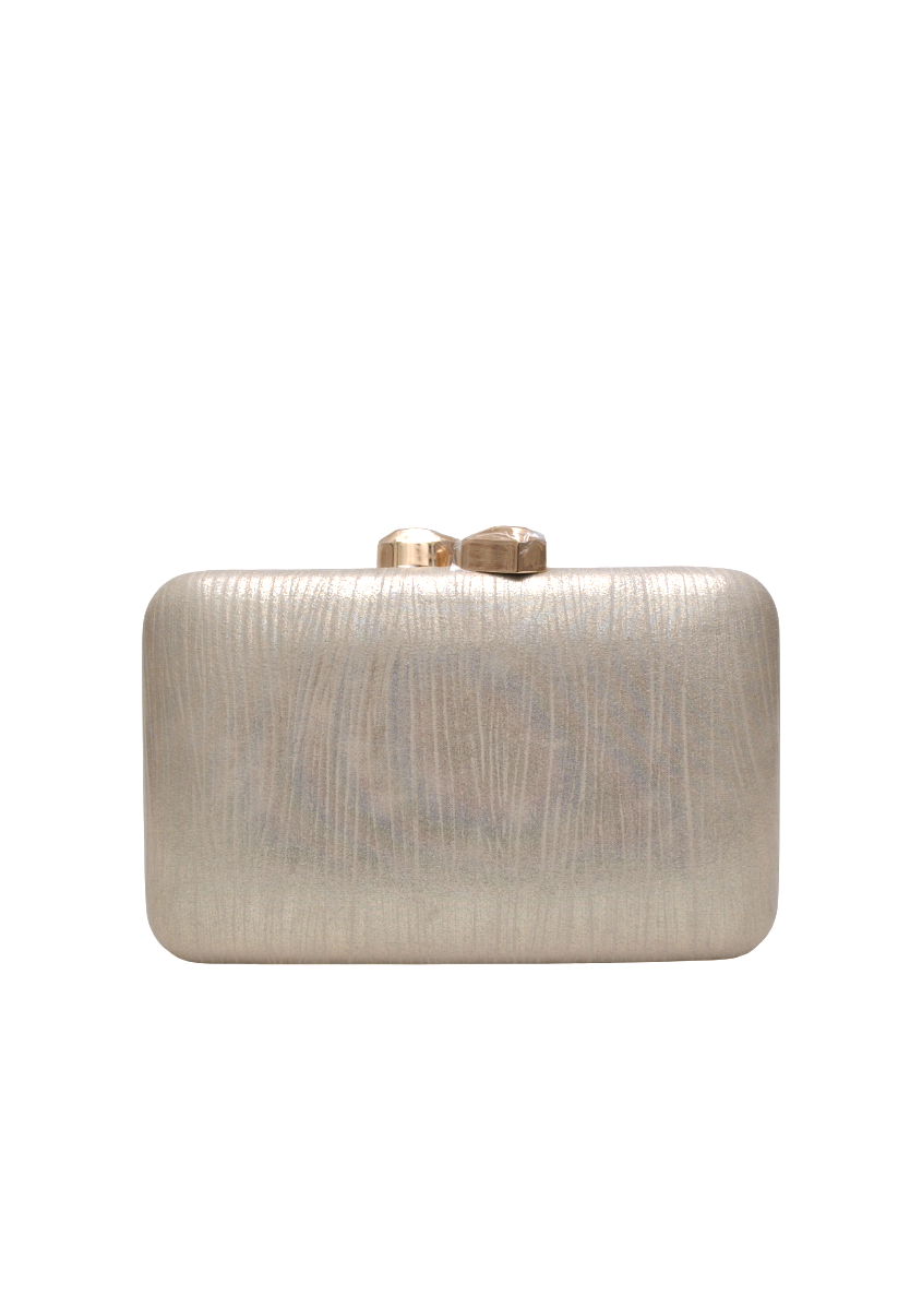 Clutch dorado metalizado