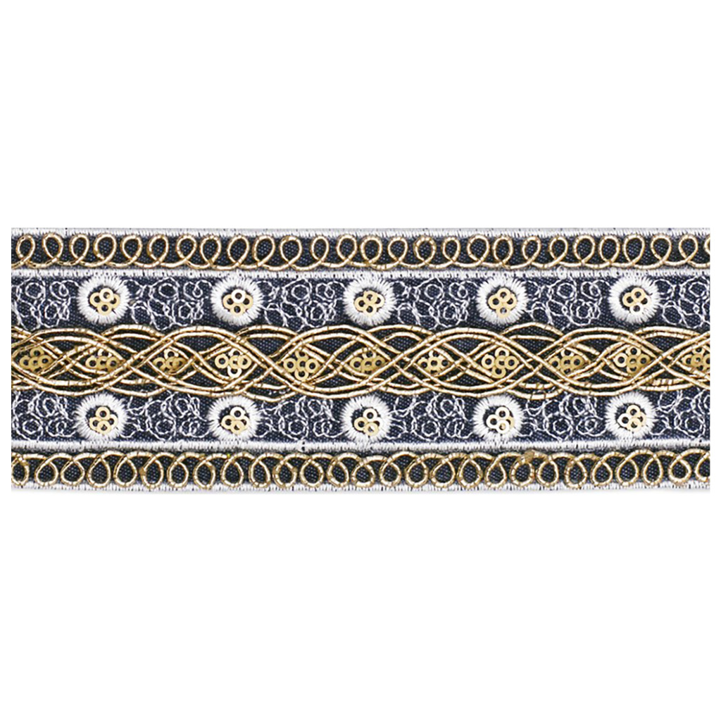 Galón bordado tejano