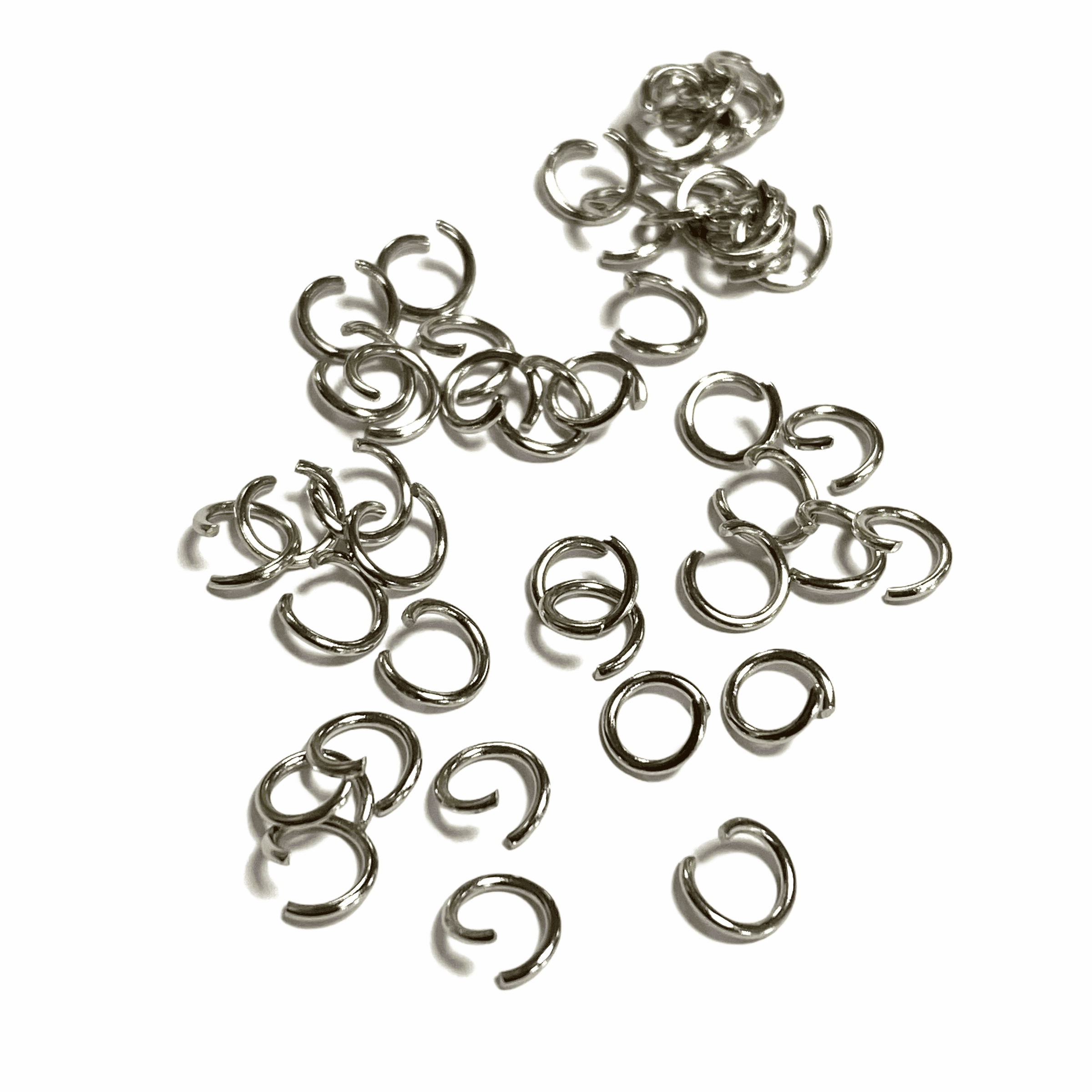 ANILLA PLATEADA DE ACERO INOXIDABLE 5MM