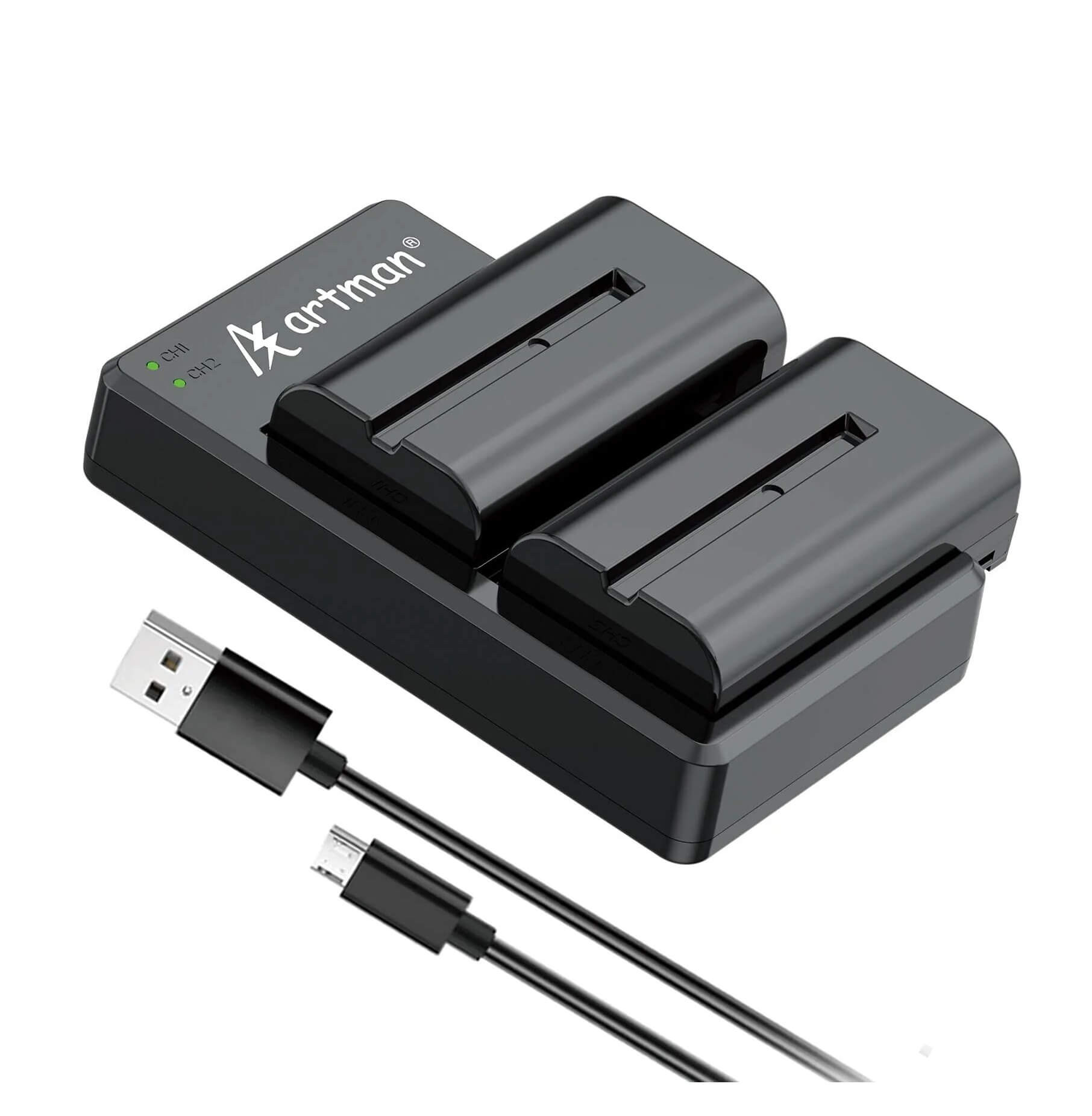 Kit Baterías + Cargador NP-F550 2900mAh