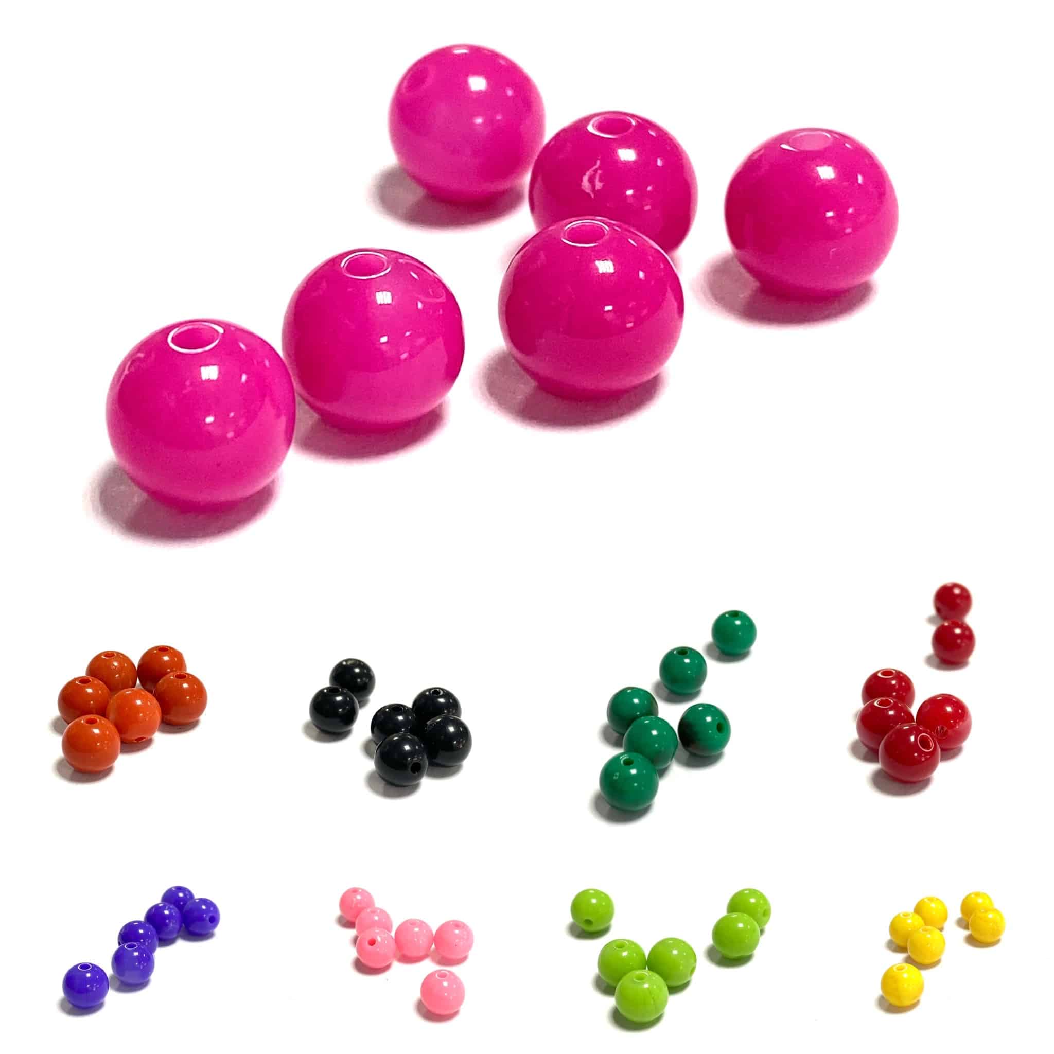 BOLA DE PLÁSTICO 8MM (100 UDS)