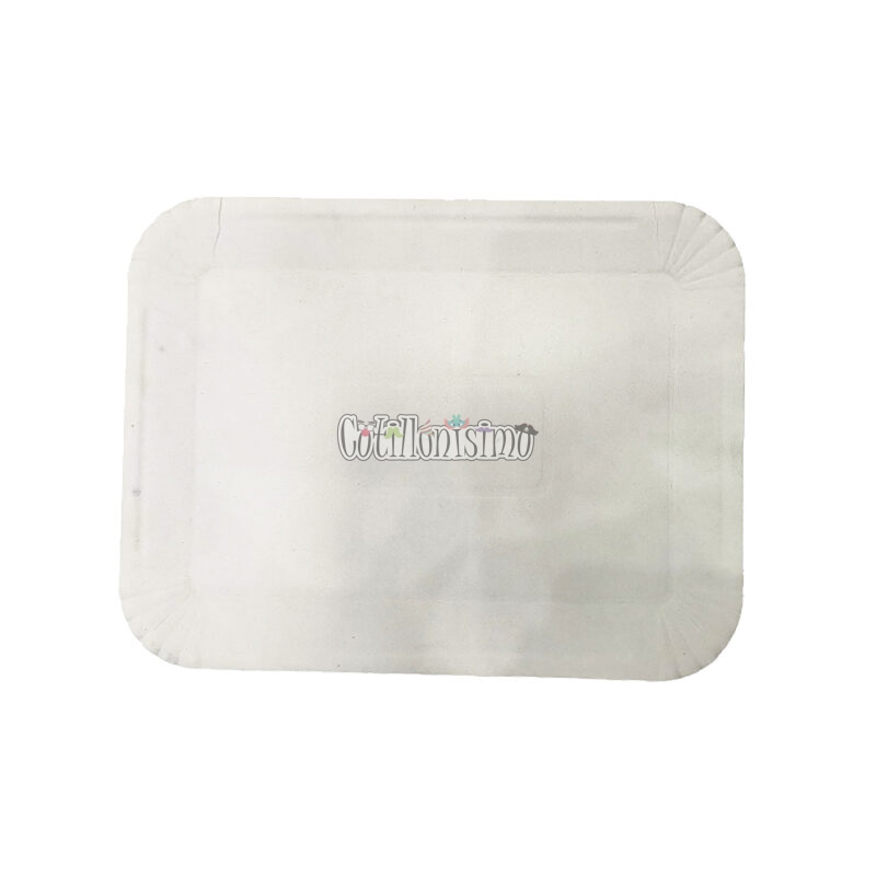 Bandeja Rectangular Nº8 Blanco 18X26 Cm