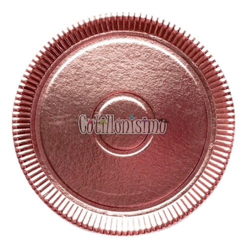 Bandeja Redonda Rosa Gold Nº2 21 Cm