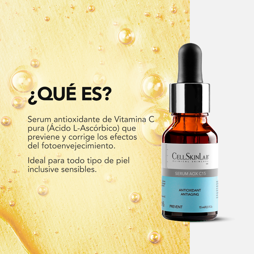 CELLSKINLAB Serum AOX C15 15ml - Imagen 3