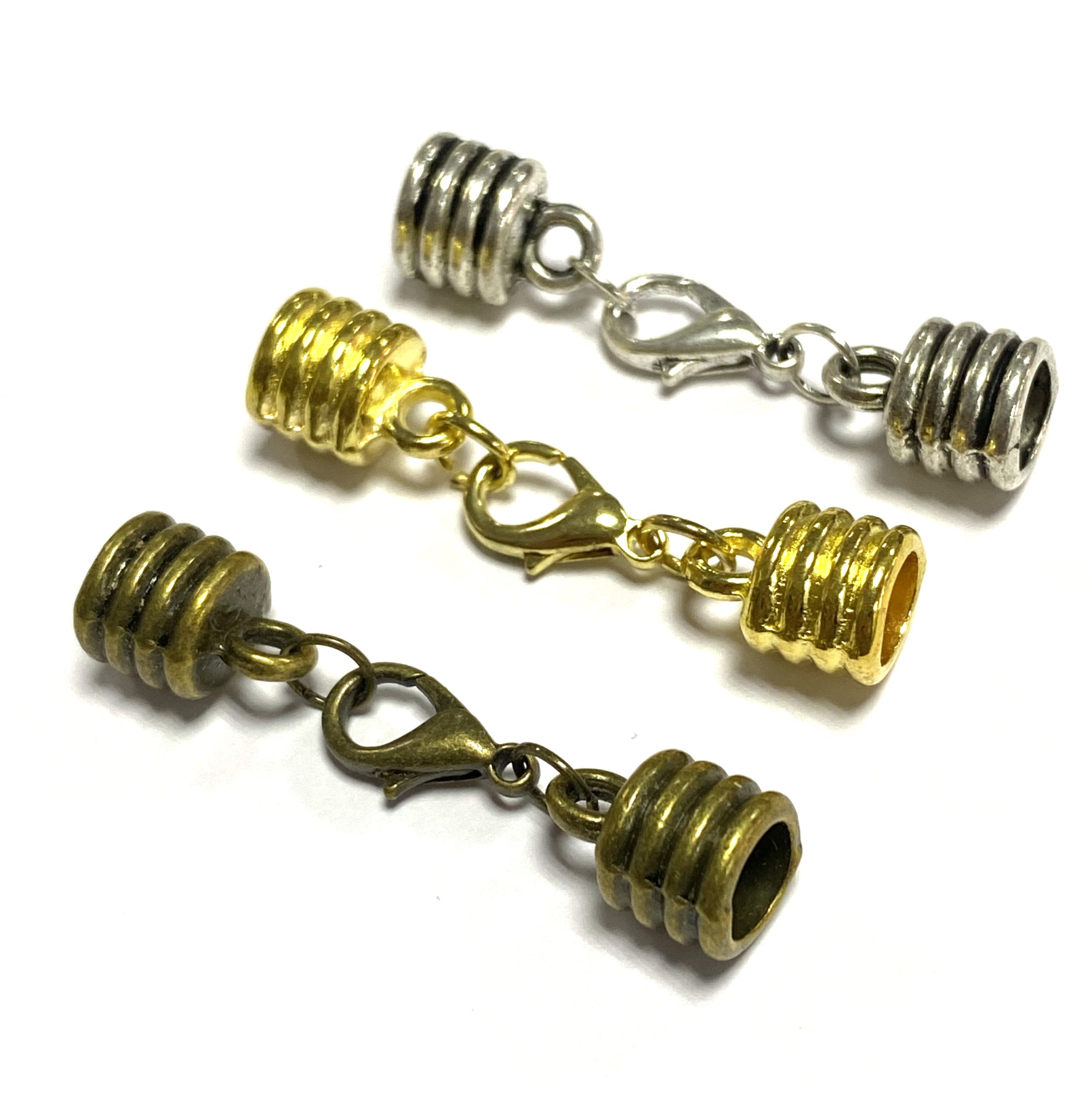 CIERRE CON TERMINALES PARA CORDÓN DE 7MM (6 UDS)