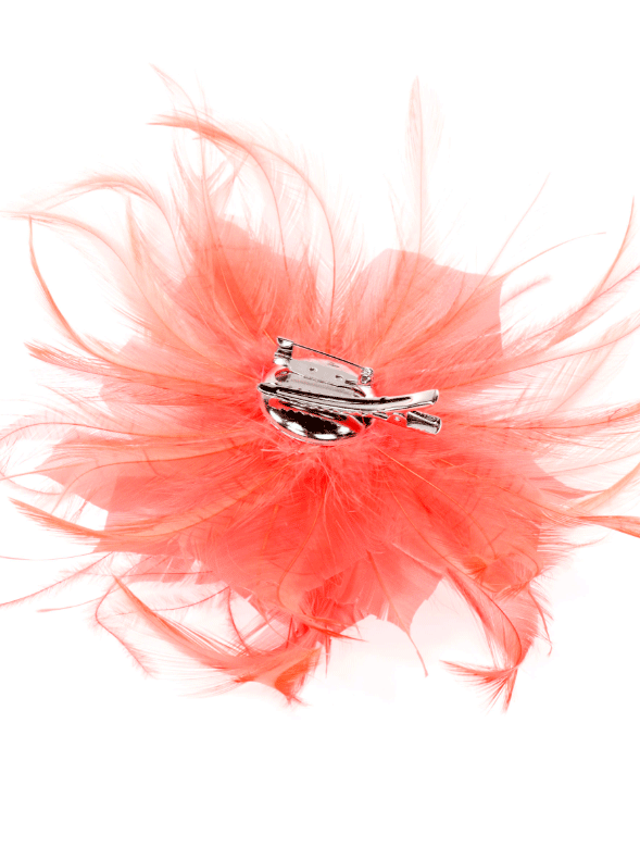 Flor tocado coral - Imagen 2