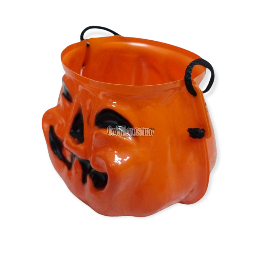 Calabaza Golosinera para Halloween Plastico ECONOMICA - Imagen 6