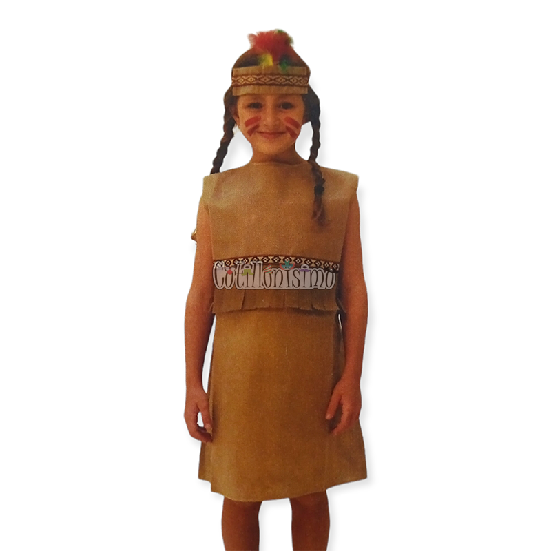 Disfraz de India Talle 2 Crosti