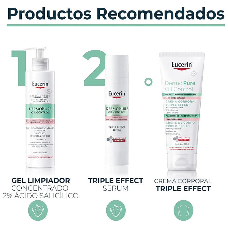 Eucerin DermoPure Gel de Limpieza Concentrado 400ml - Imagen 3