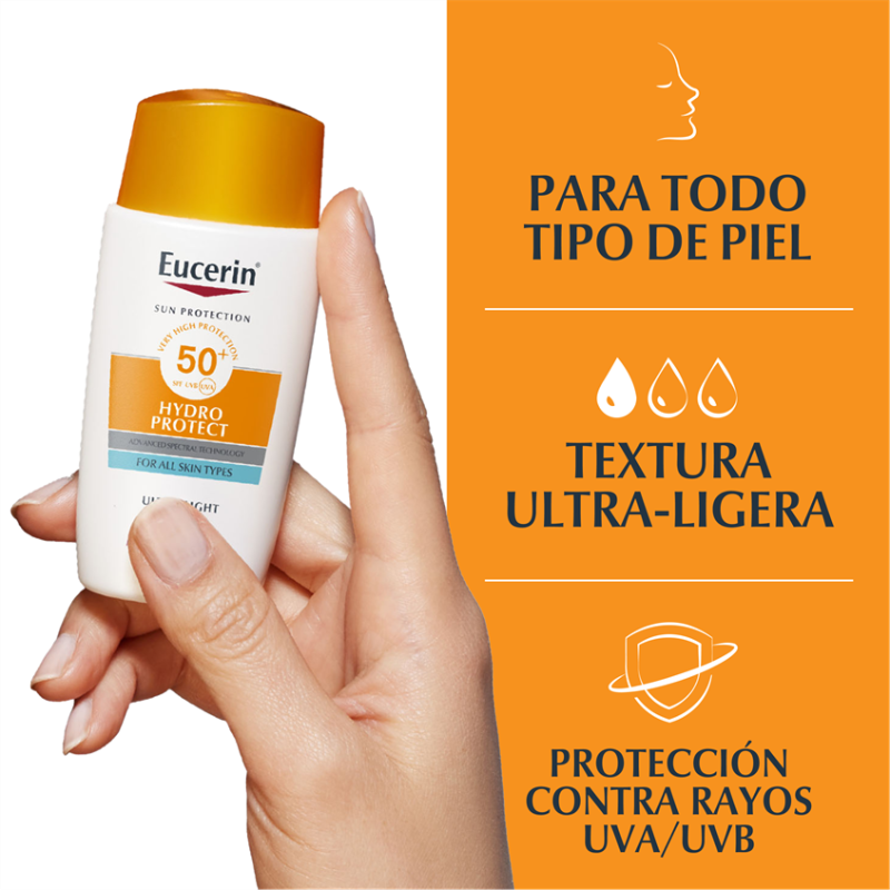 Eucerin Sun Face Hydro Fluid FPS 50+ 50ml - Imagen 2