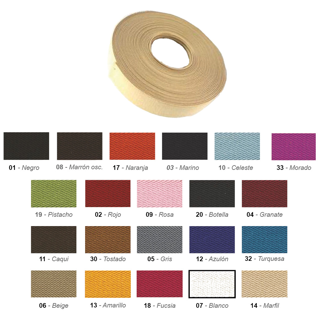 Goma elástica tirantes 25 mm