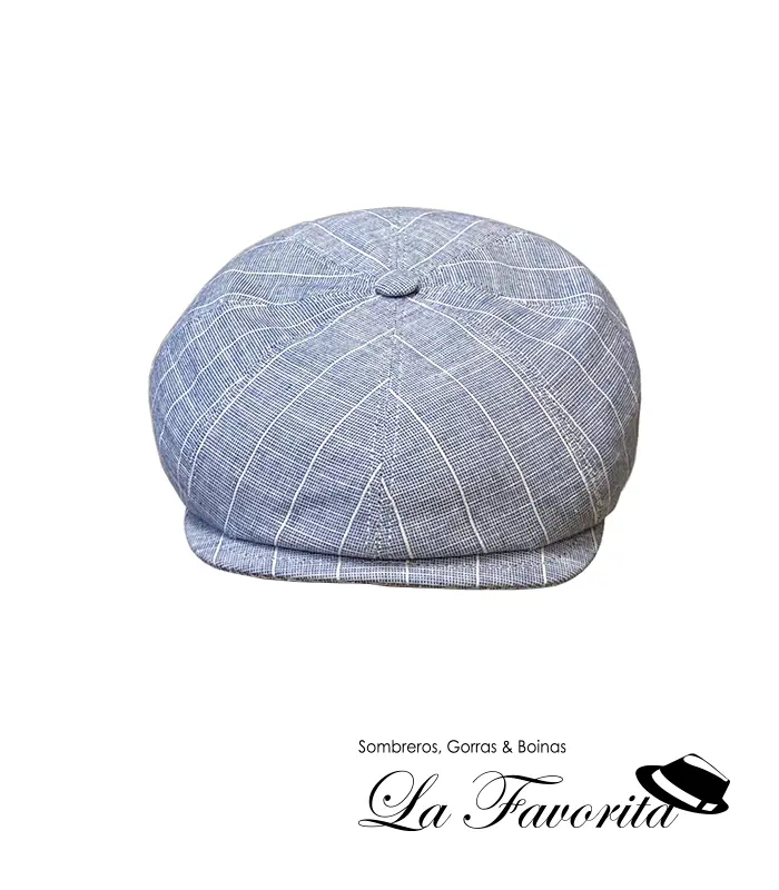 Gorra verano 8 paneles botón algodón Matsue rayas – Fernández y Roche