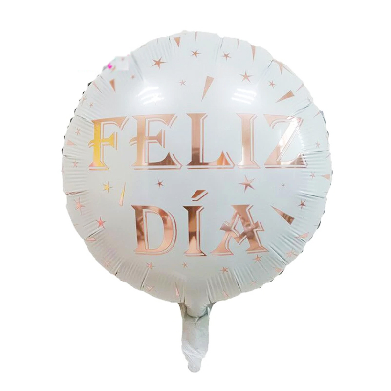 Globo Metalizado FELIZ DIA 45cm