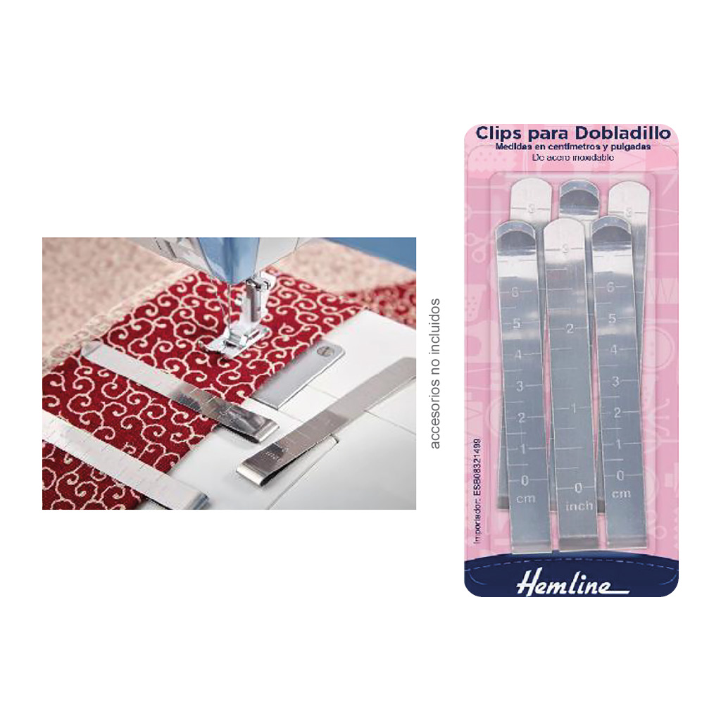 Clips para dobladillos
