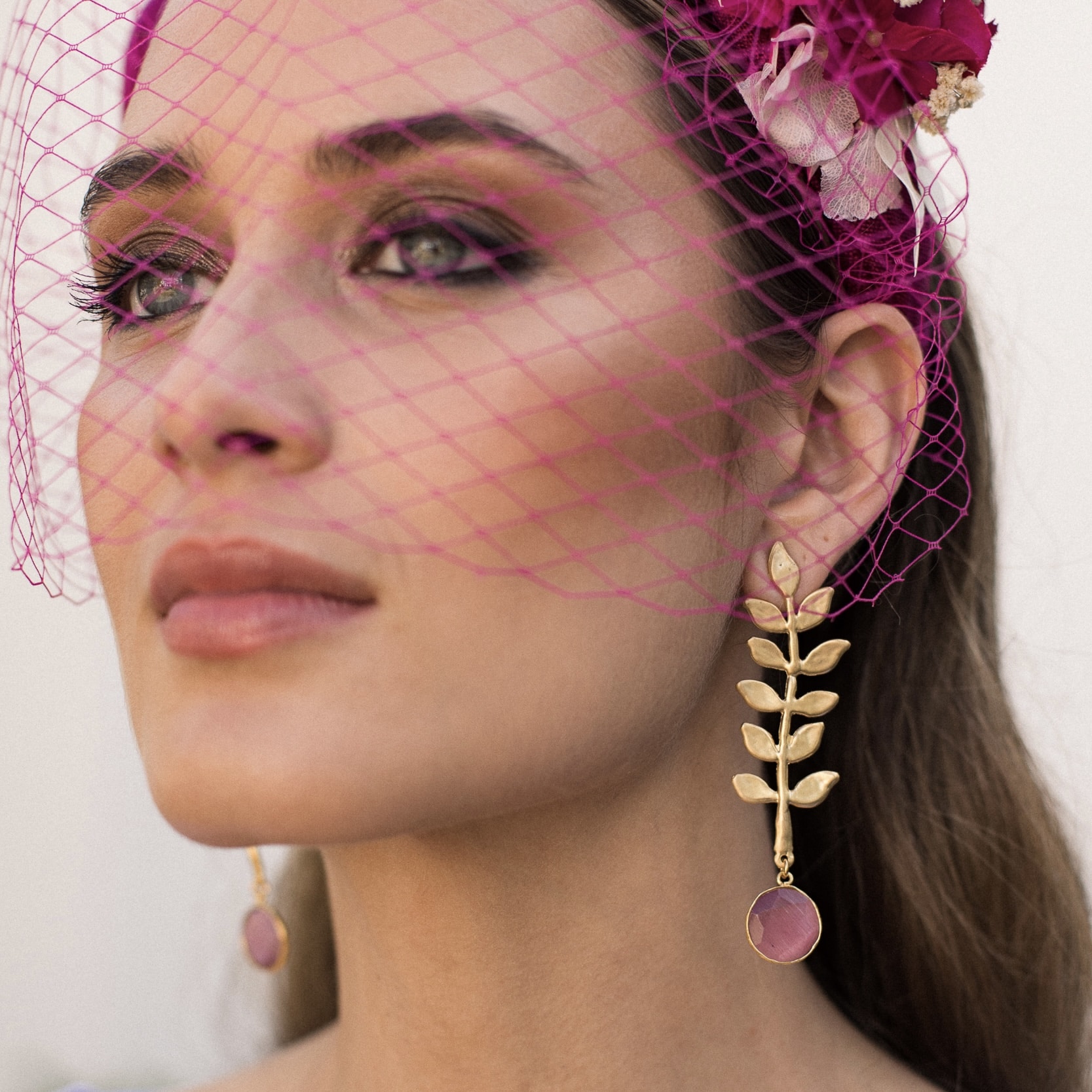 COLGANTE CRISTAL DE OJO DE GATO 15MM - Imagen 3