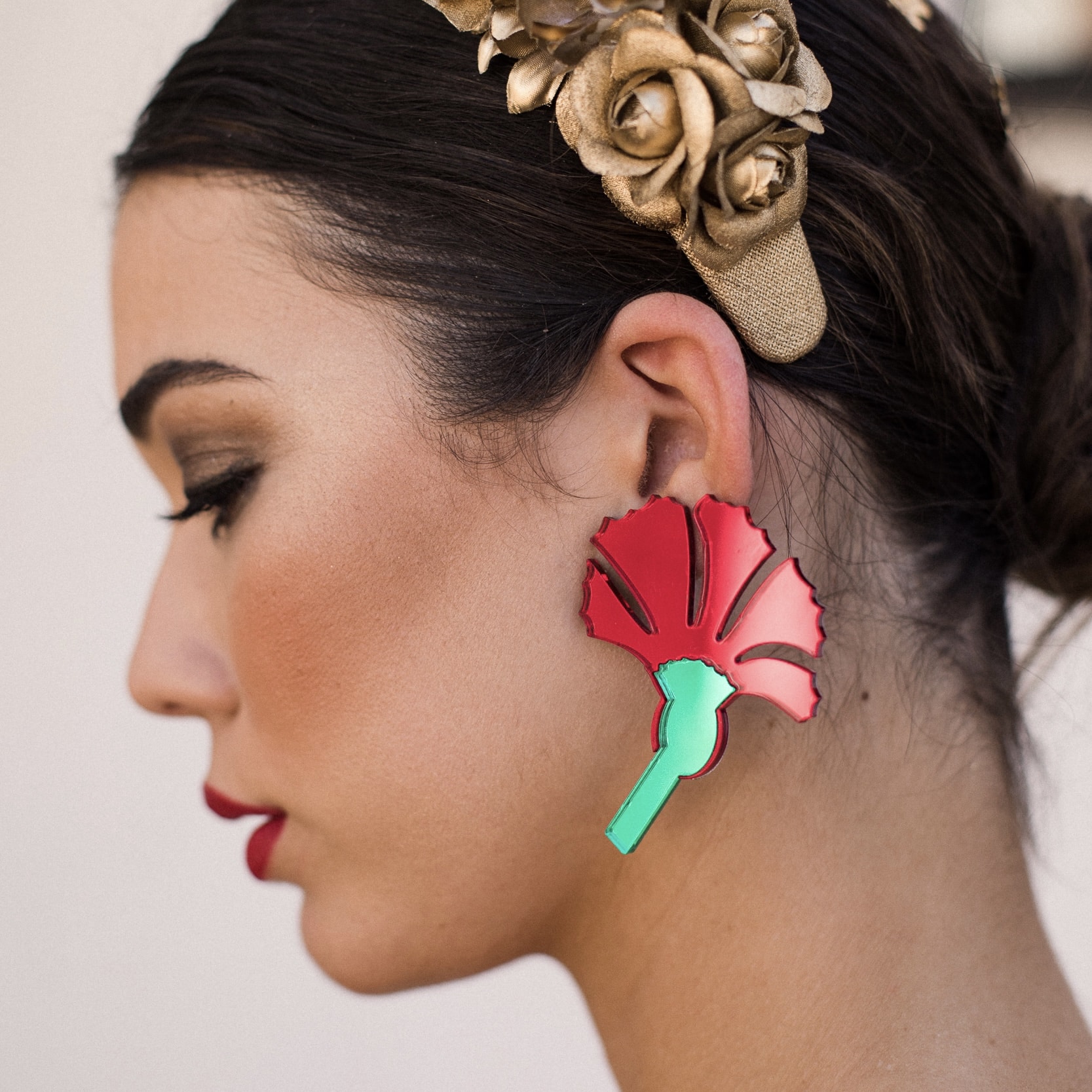 CLAVEL DE METACRILATO ROJO - Imagen 4