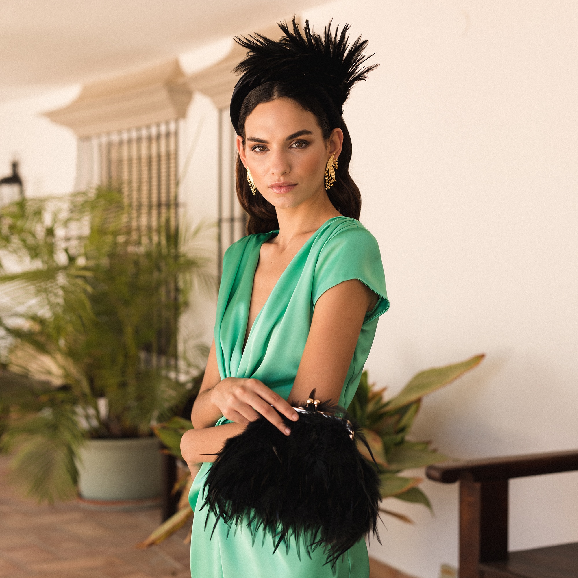 BOLSO LYS FEATHERS - Imagen 4