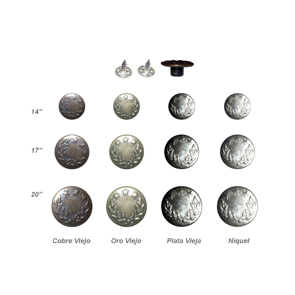 Botón chincheta para vaqueros - Imagen 2