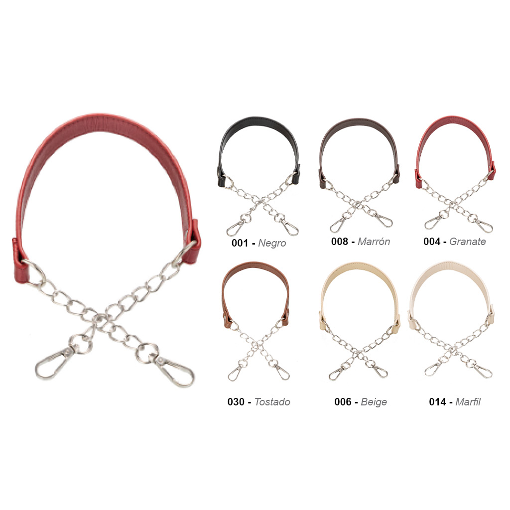 Asa bolso polipiel mas cadena