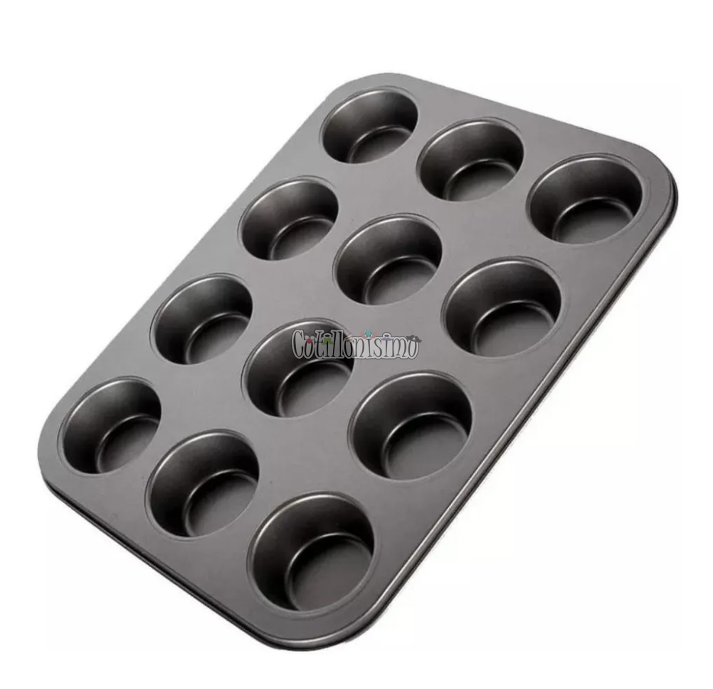 Molde de Teflon para 12 Cupcakes