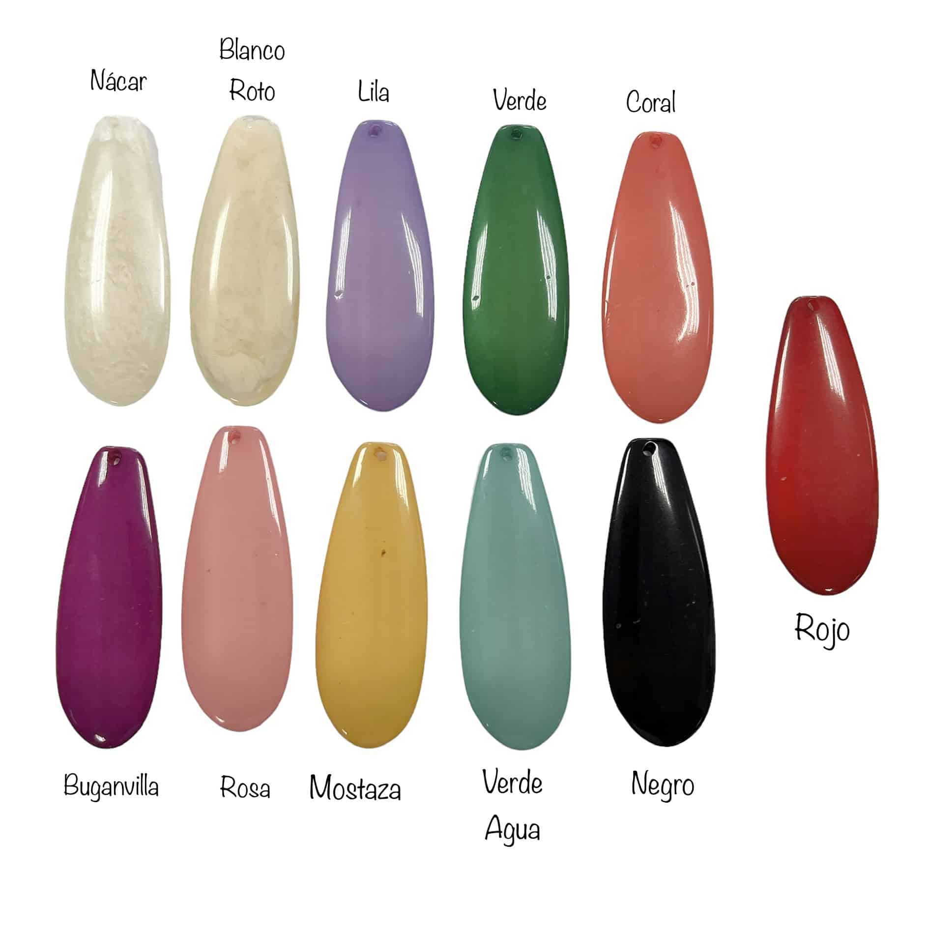 LÁGRIMA DE RESINA 55X20MM - Imagen 2