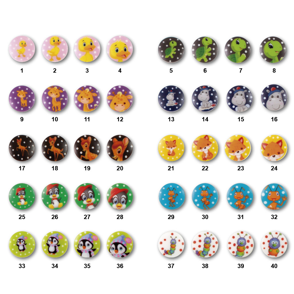 Boton Creciente Infantil – Resina - Imagen 2