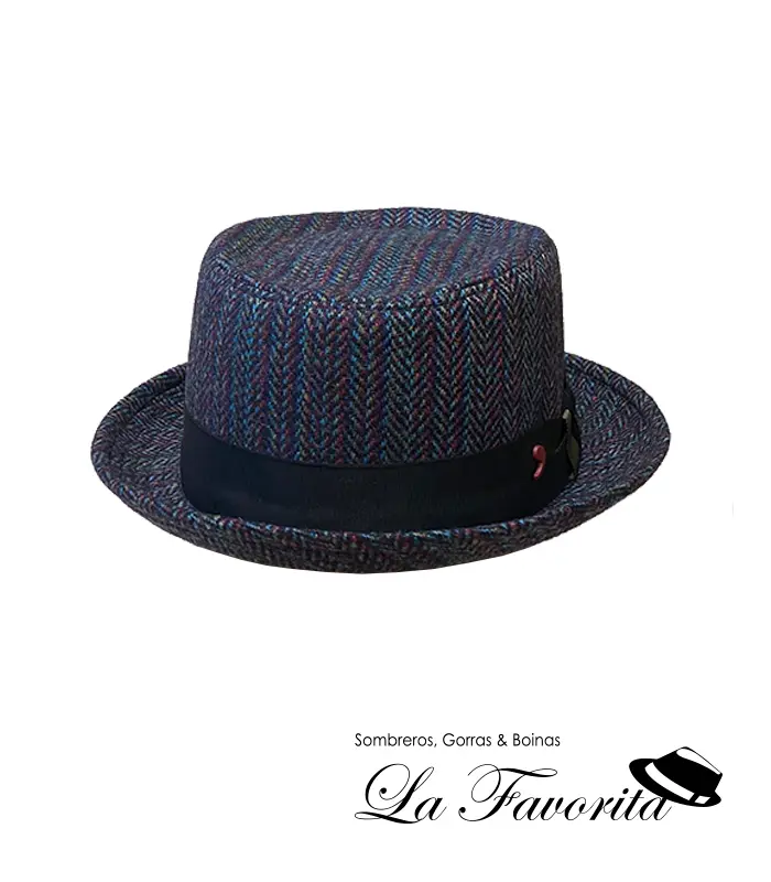 Sombrero lana Pork Pie espiga 48451 – Alfonso D’Este