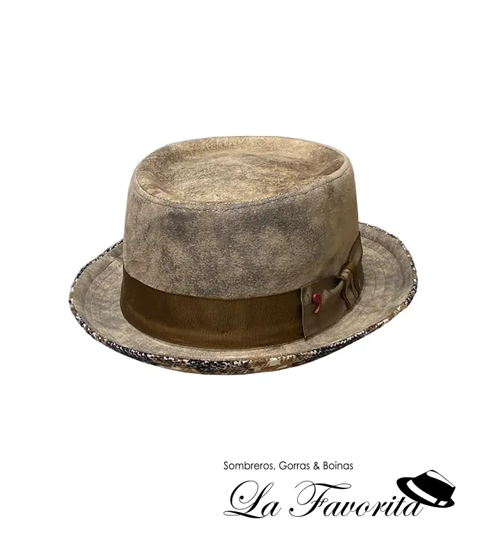 Sombrero pork pie cuero 47903 – Alfonso D’Este