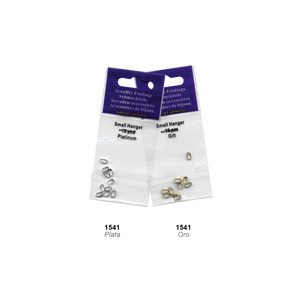 Anilla de colgar ovalada abierta