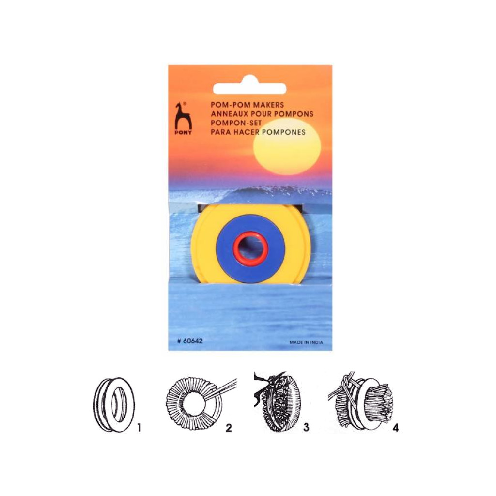 Kit para confección de pompones