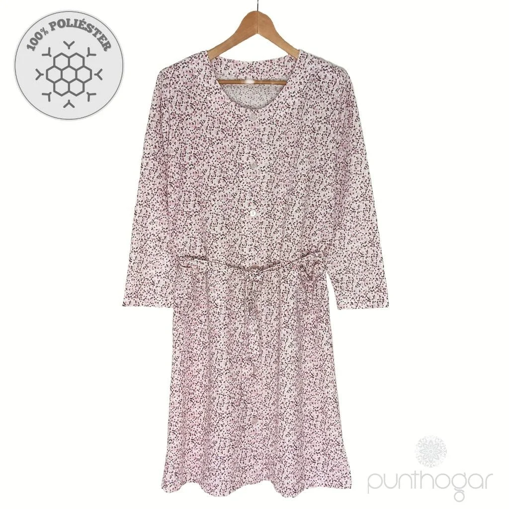 Bata Mujer Clásica LIN 3120L | Piqué manga larga