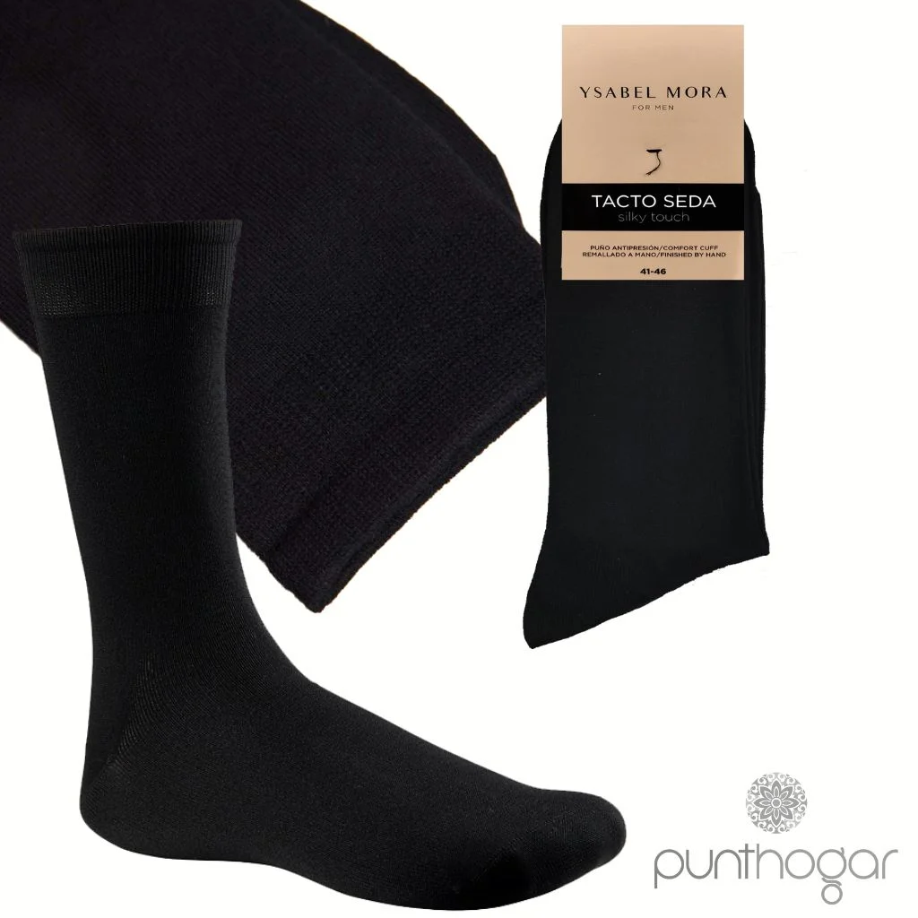 Pack 2 calcetines hombre 22342 TACTO SEDA marca Ysabel Mora - Imagen 2