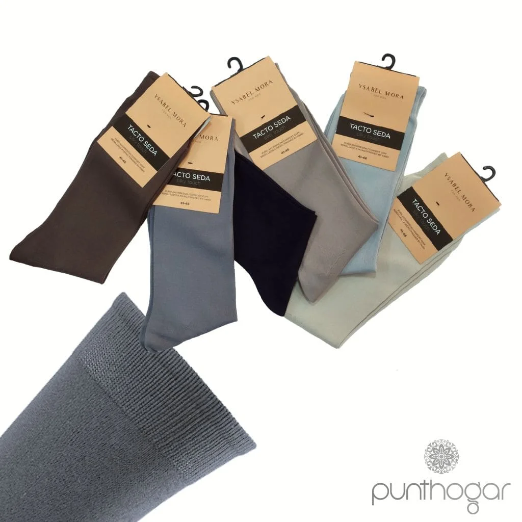 Pack 2 calcetines hombre 22342 TACTO SEDA marca Ysabel Mora - Imagen 3