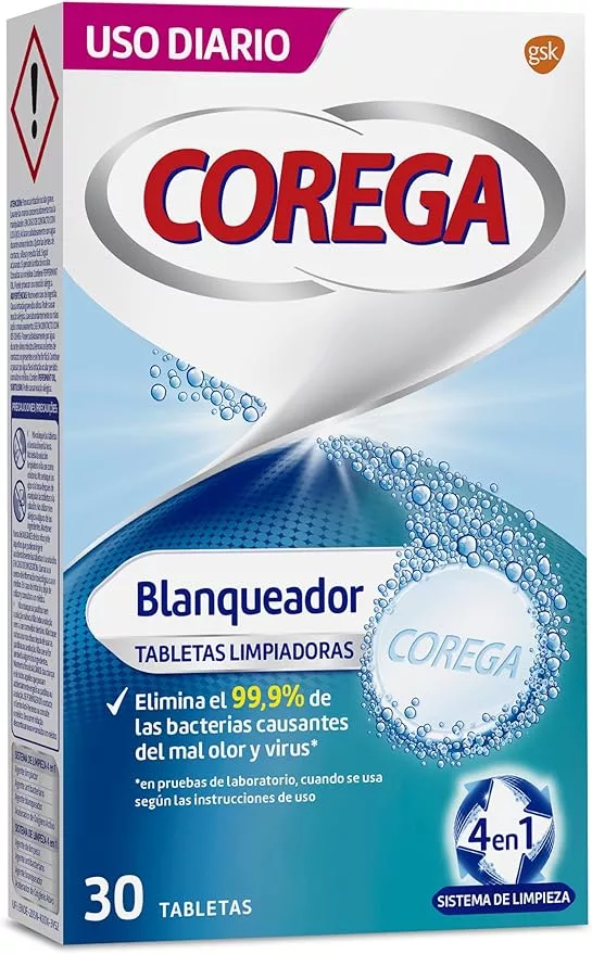 Corega Blanqueador 30 Tabl.