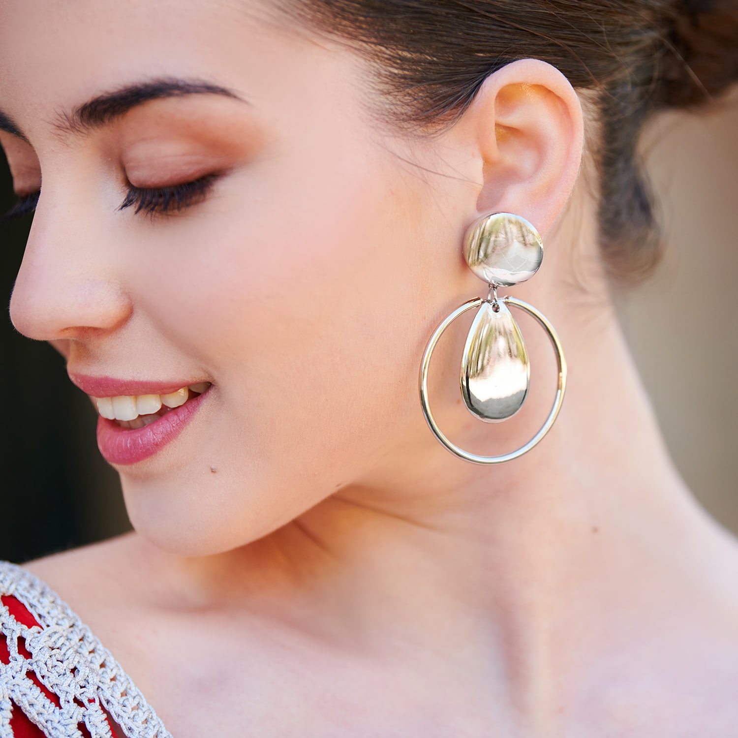 LÁGRIMA DE PLÁSTICO PLATEADA JP0318/1 - Imagen 2