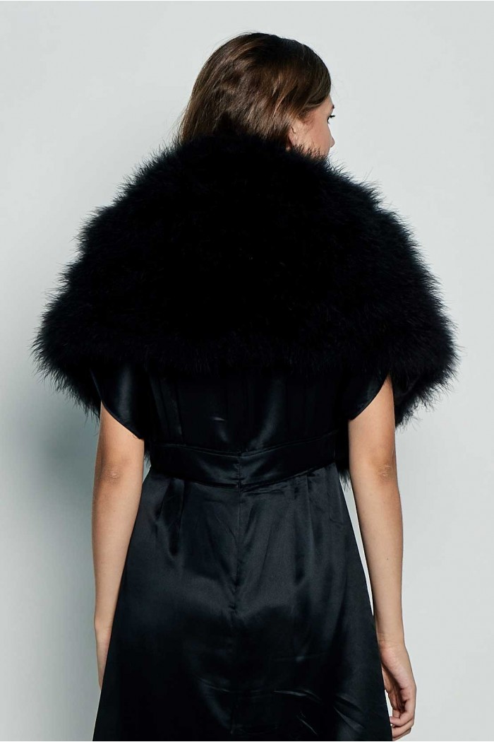 Estola negra de fiesta - Imagen 3