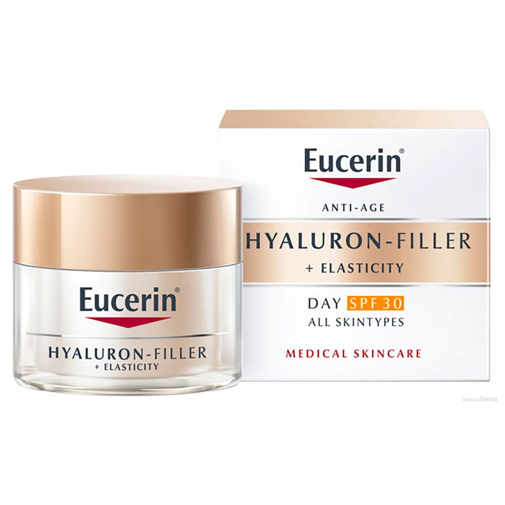 EUCERIN HYALURON FILLER + ELASTICITY CREMA FACIAL DÍA ANTIEDAD CON FPS30 X 50ML