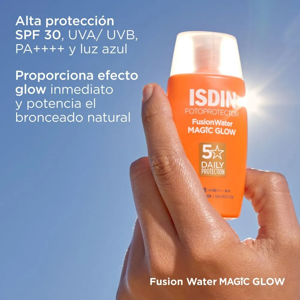 ISDIN FOTO FUSION WATER MAGIC GLOW FPS30 X 50ml - Imagen 4
