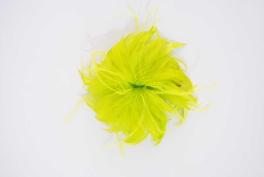 Flor tocado amarillo lima