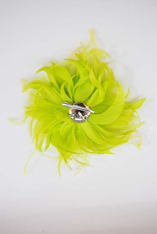 Flor tocado amarillo lima - Imagen 3