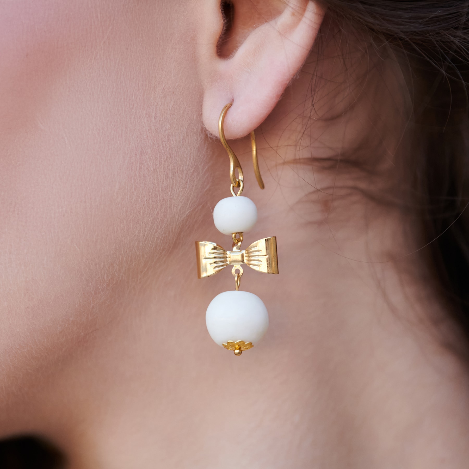 PENDIENTES DE HUESO KALBA - Imagen 3