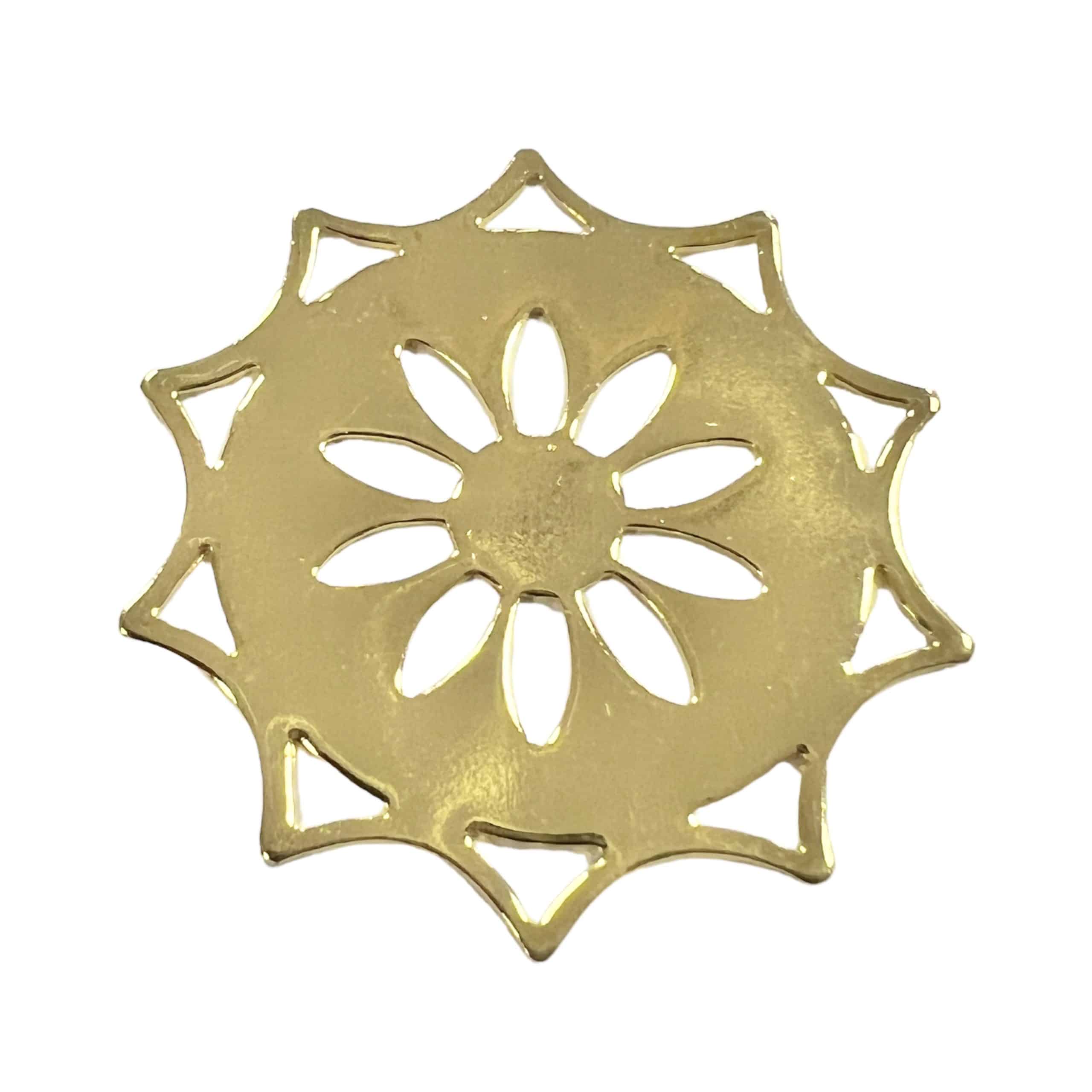 FLOR 1696 DORADA 36MM