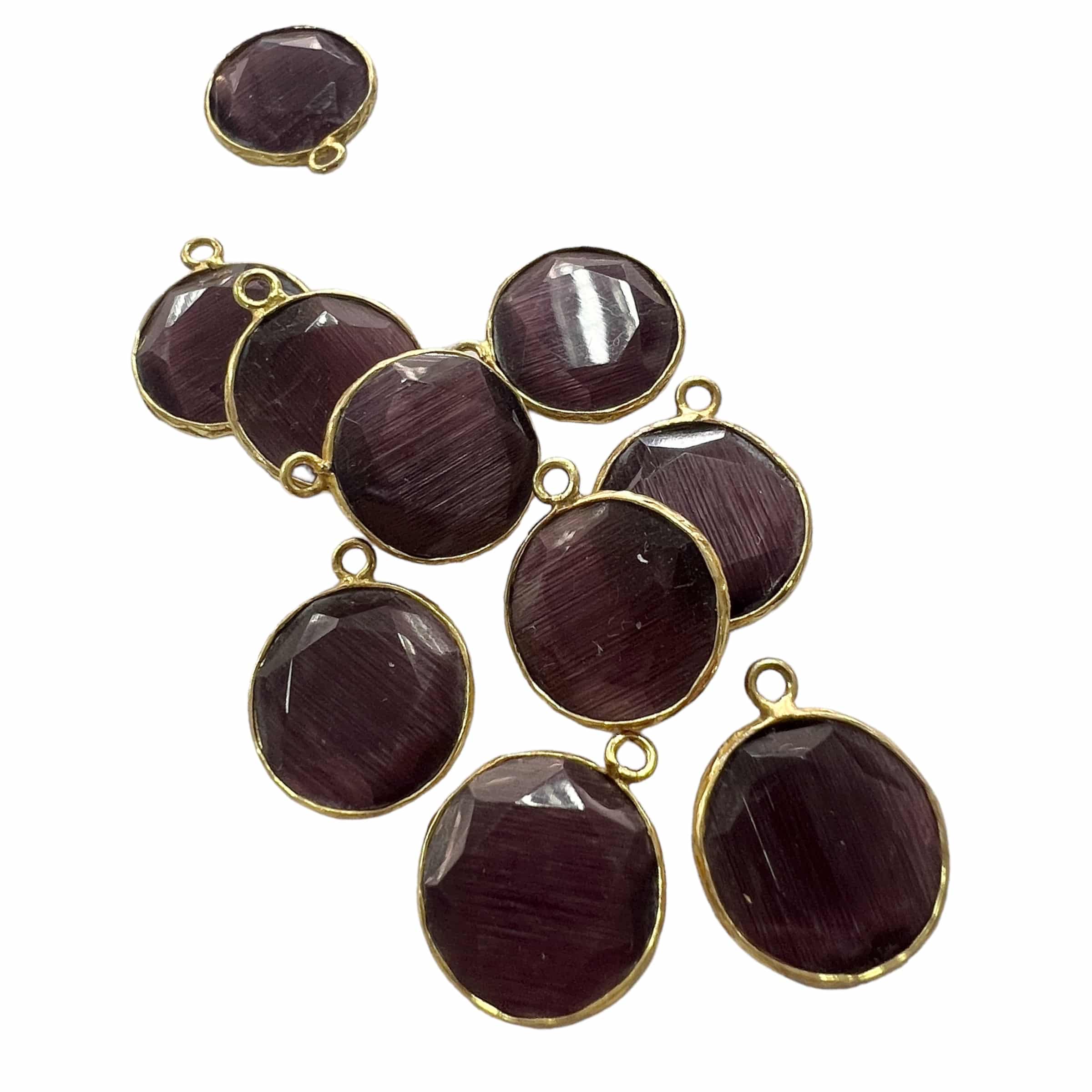 COLGANTE CRISTAL DE OJO DE GATO 15MM - Imagen 9