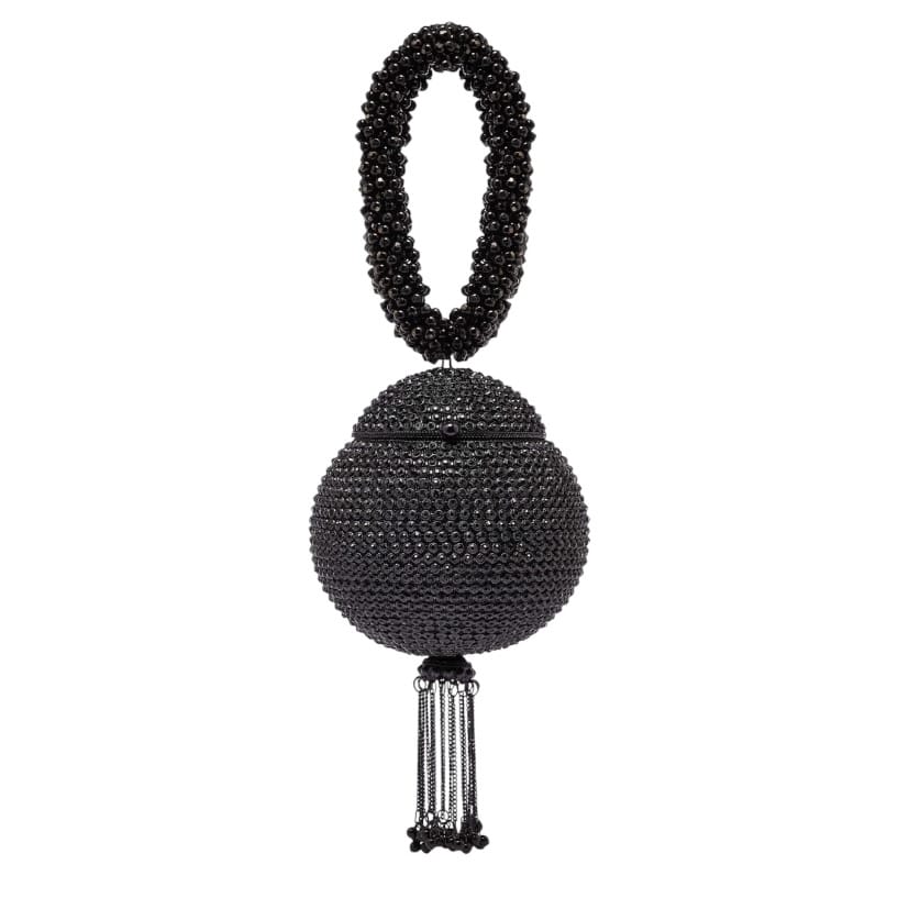 BOLSO BOMBONERA DE FIESTA DELHI NEGRO - Imagen 3