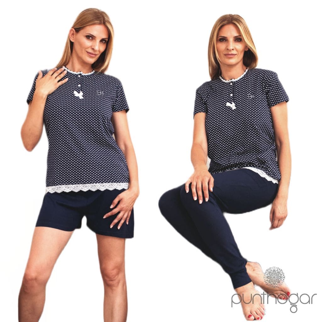 Pijama mujer 3 piezas ELSA 41863 marca B&H Textil