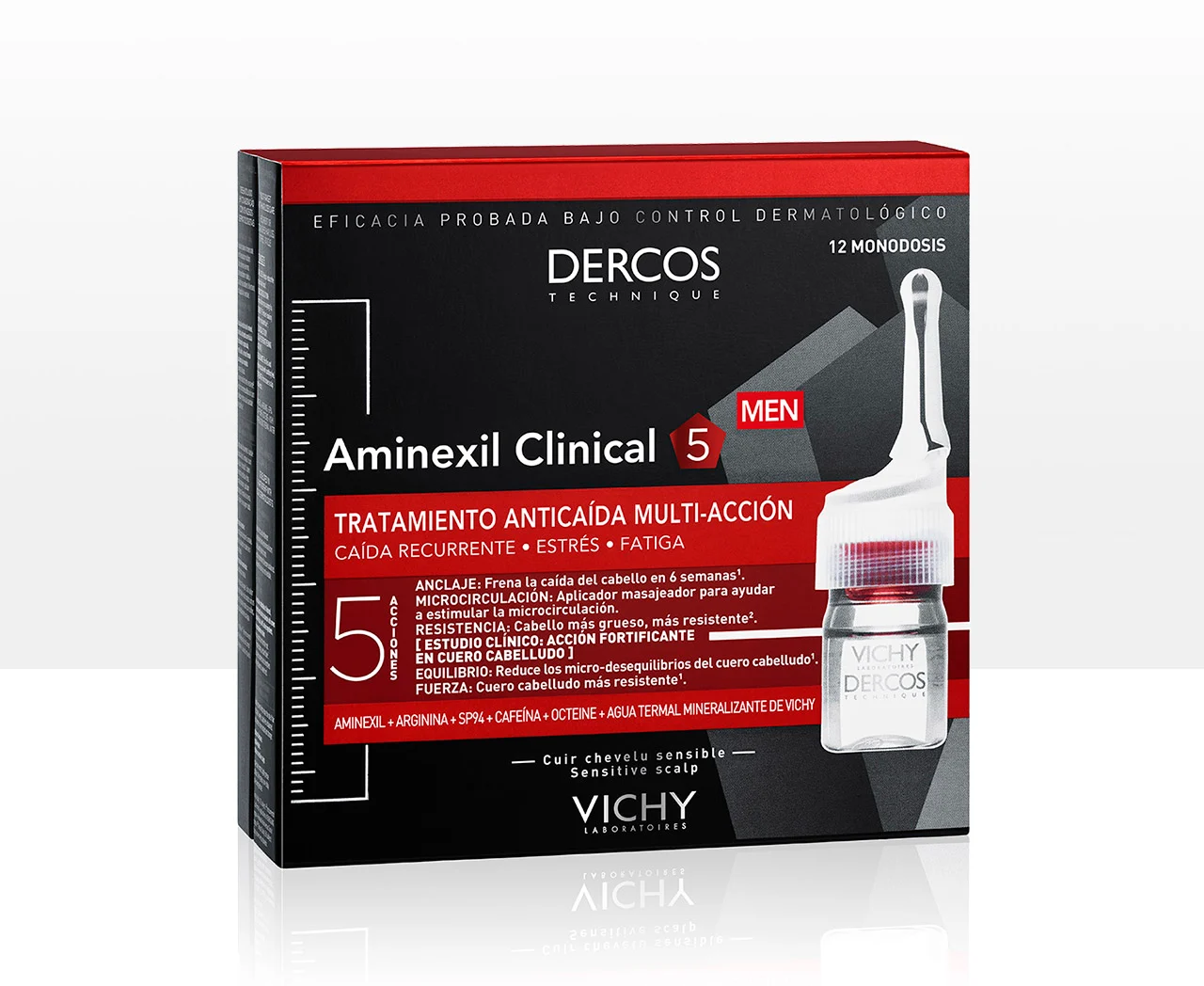 VICHY DERCOS AMINEXIL HOMBRE CLINICAL 5 x 12