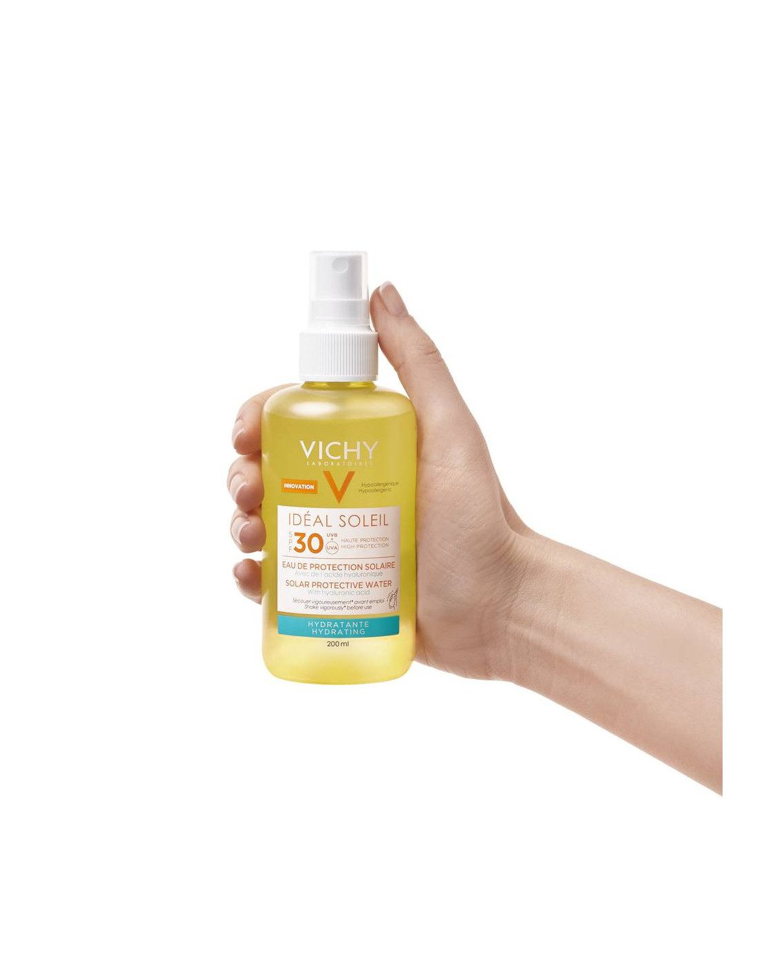 VICHY SOLAR AGUA PROTECTORA HIDRATANTE FPS 30 SPRAY x 200 - Imagen 2