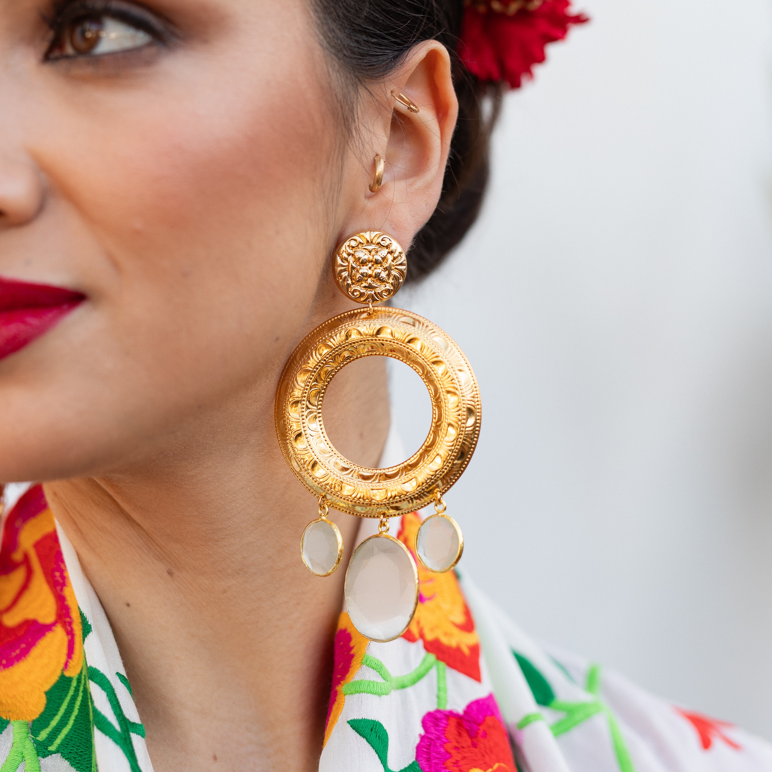 PENDIENTES DE FLAMENCA ALBAIDA